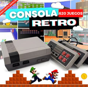 Mini Consola Retro Gamer (620 juegos clásicos)