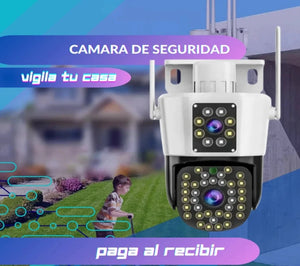 Cámara de seguridad doble lente Full HD - Control desde el Móvil