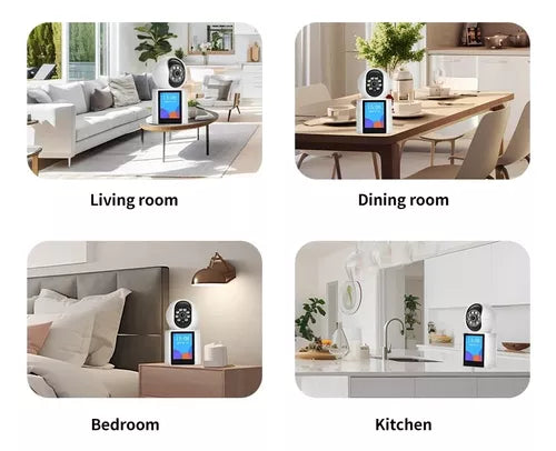 Cámara Vigilancia Wifi Pantalla Videollamada