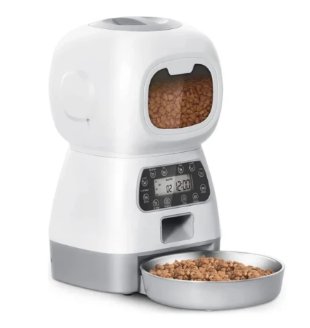 Dispensador de comida automático para Perros y Gatos 3.5 Litros